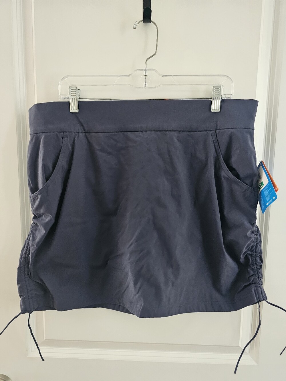 NWT COLUMBIA Omni-Shield Womens Anytime Casual Skort In Nocturnal Blue